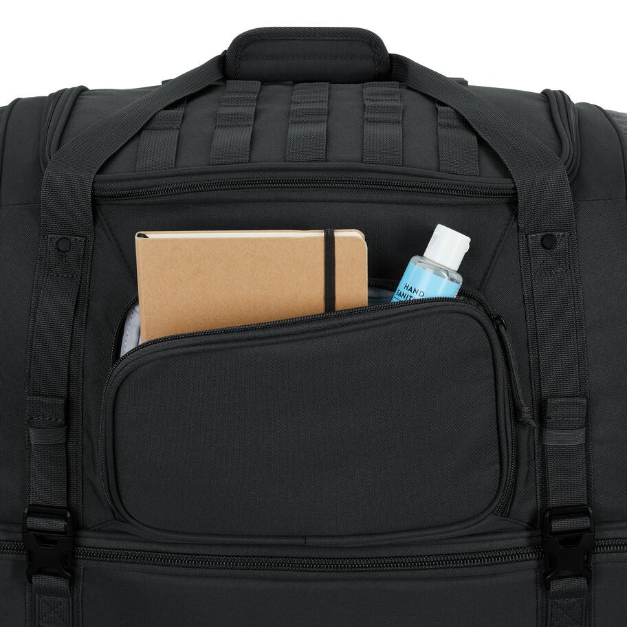 Pathsetter Medium Wheeled Duffel in the color Black. image number 6