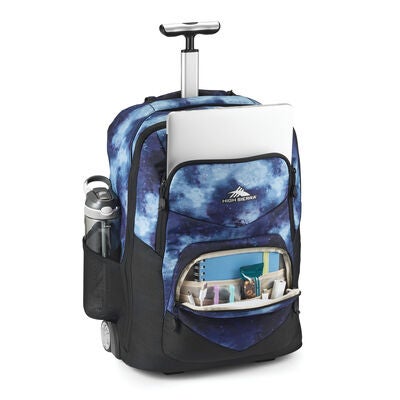 Freewheel Pro Wheeled Backpack in the color Space/Black.