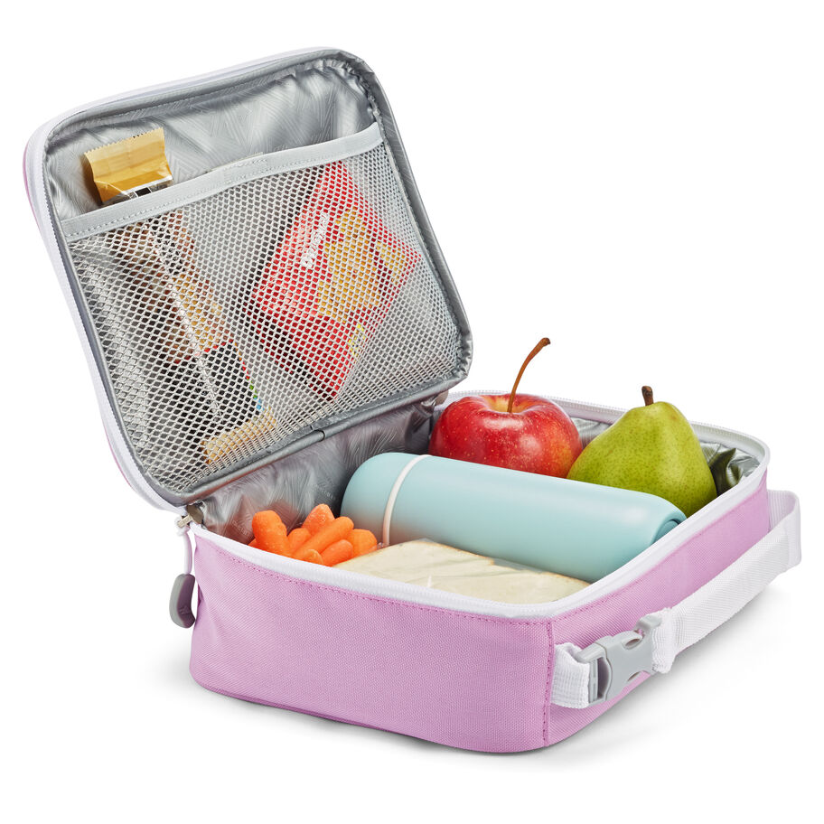 Single Compartment Lunch Bag in the color Rainbow Scales. image number 4