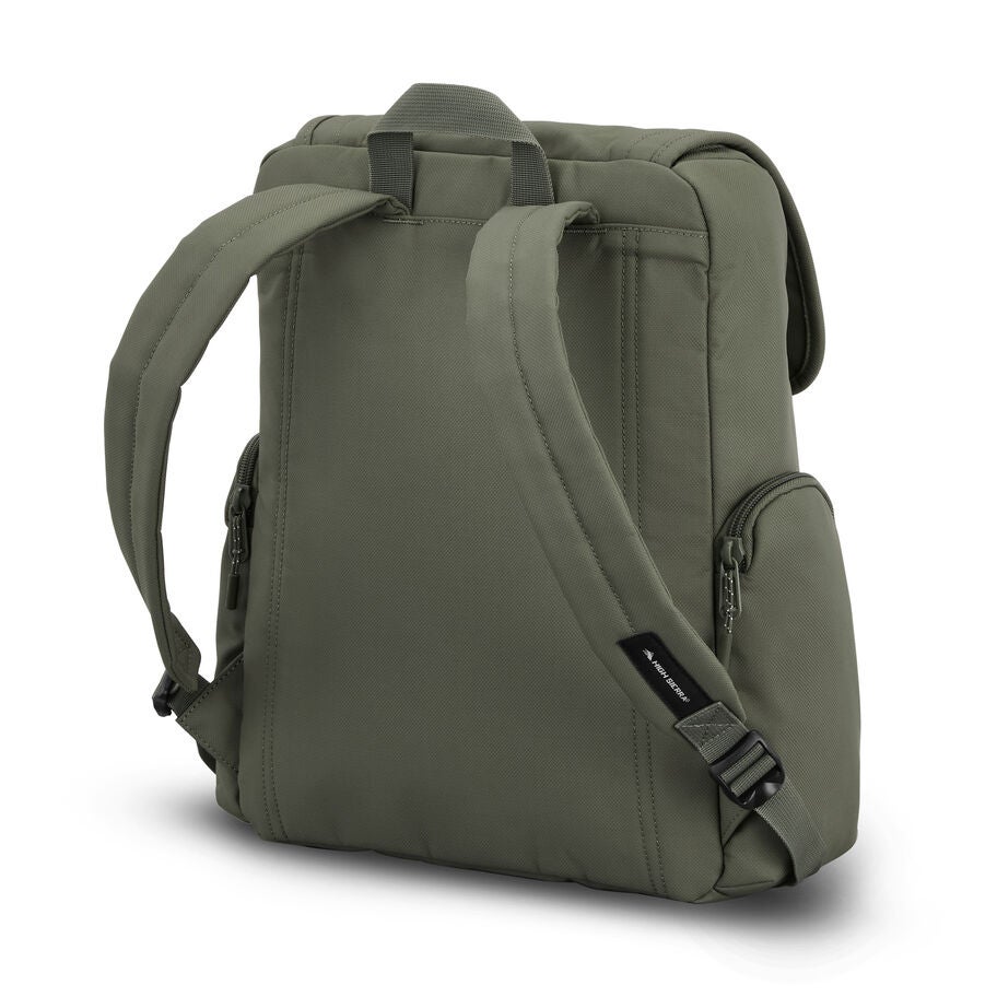 Lineage Flap Backpack in the color Olive. image number 3