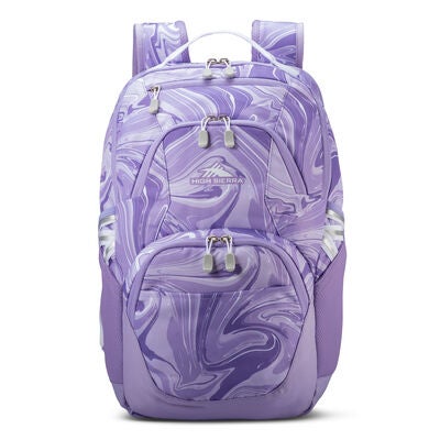 Swoop SG Backpack in the color Clearance | Marble Lavender.