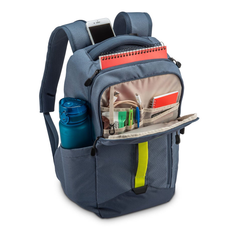 Everyday Backpack With Handle in the color Grey Blue. image number 1
