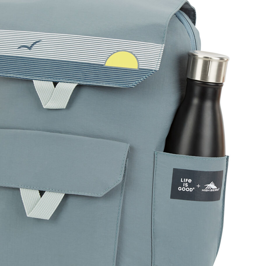 Life Is Good by High Sierra Kiera Mini Backpack in the color Slate Blue. image number 5