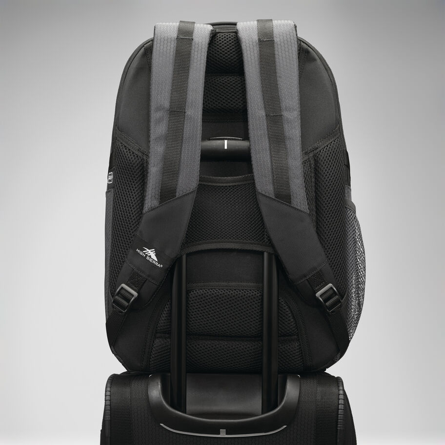 Fairlead Computer Backpack in the color Mercury/Black. image number 7