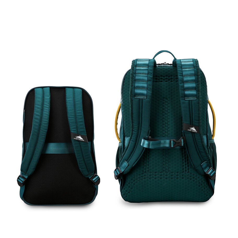 Hi-Life 3-in-1 Backpack in the color Green/Yellow. image number 3