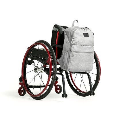 Adaptive Backpack in the color Silver Heather.