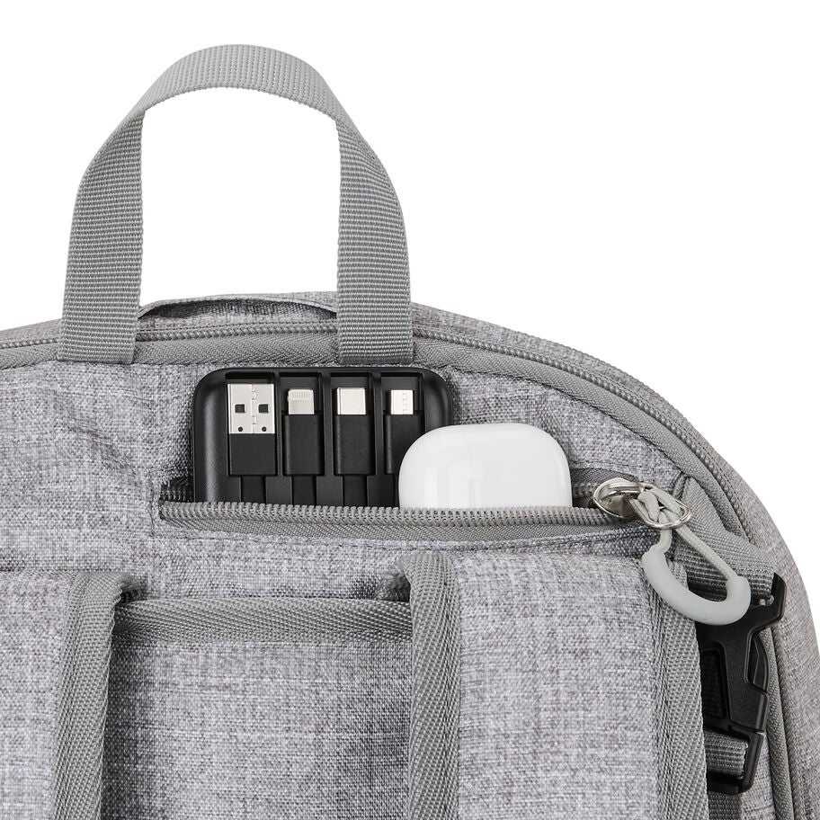 Adaptive Backpack in the color Silver Heather. image number 6