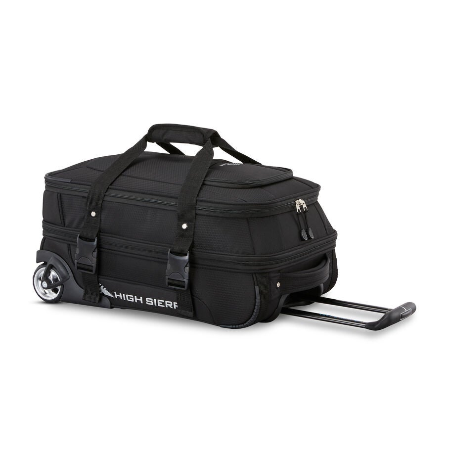 Pendall Carry-On Wheeled Duffel in the color Black. image number 1