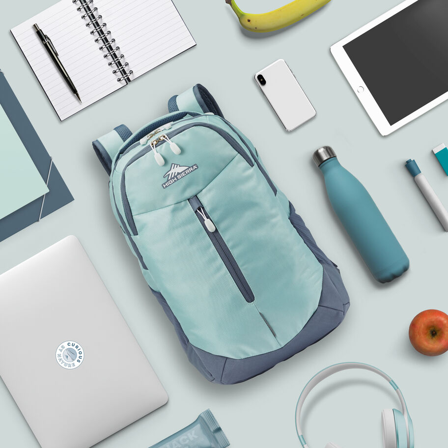 Swerve Pro Backpack in the color Blue Haze/Grey Blue. image number 7