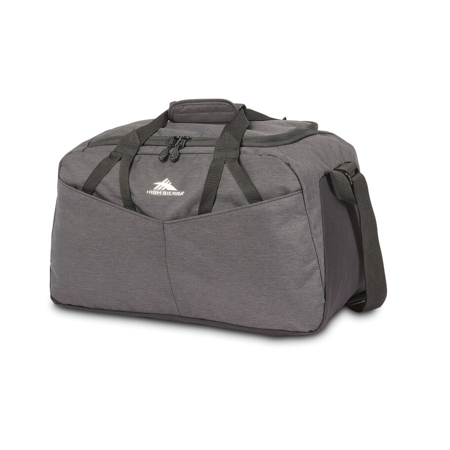 Forester Small Duffel in the color Black Heather/Black. image number 0