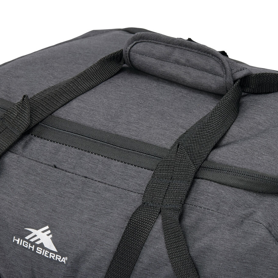 Forester Medium Duffel in the color Black Heather/Black. image number 6