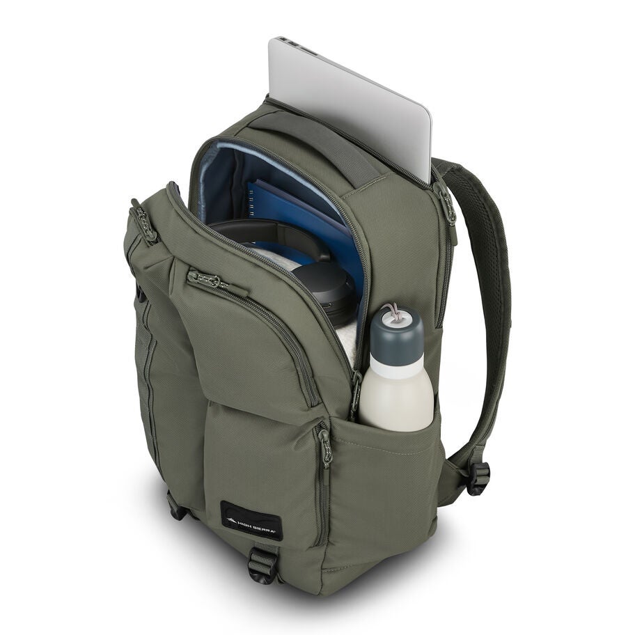 Lineage Backpack in the color Olive. image number 1