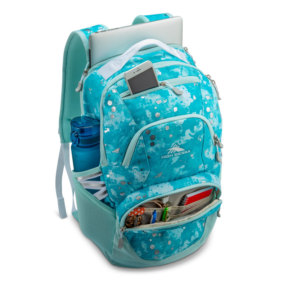 Swoop SG Backpack in the color Art Class/Sky Blue. image number 4