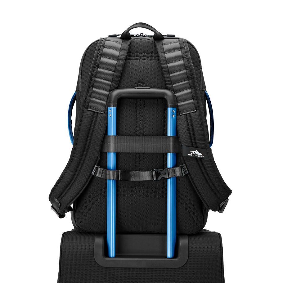 Hi-Life 3-in-1 Backpack in the color Black/Blue. image number 4