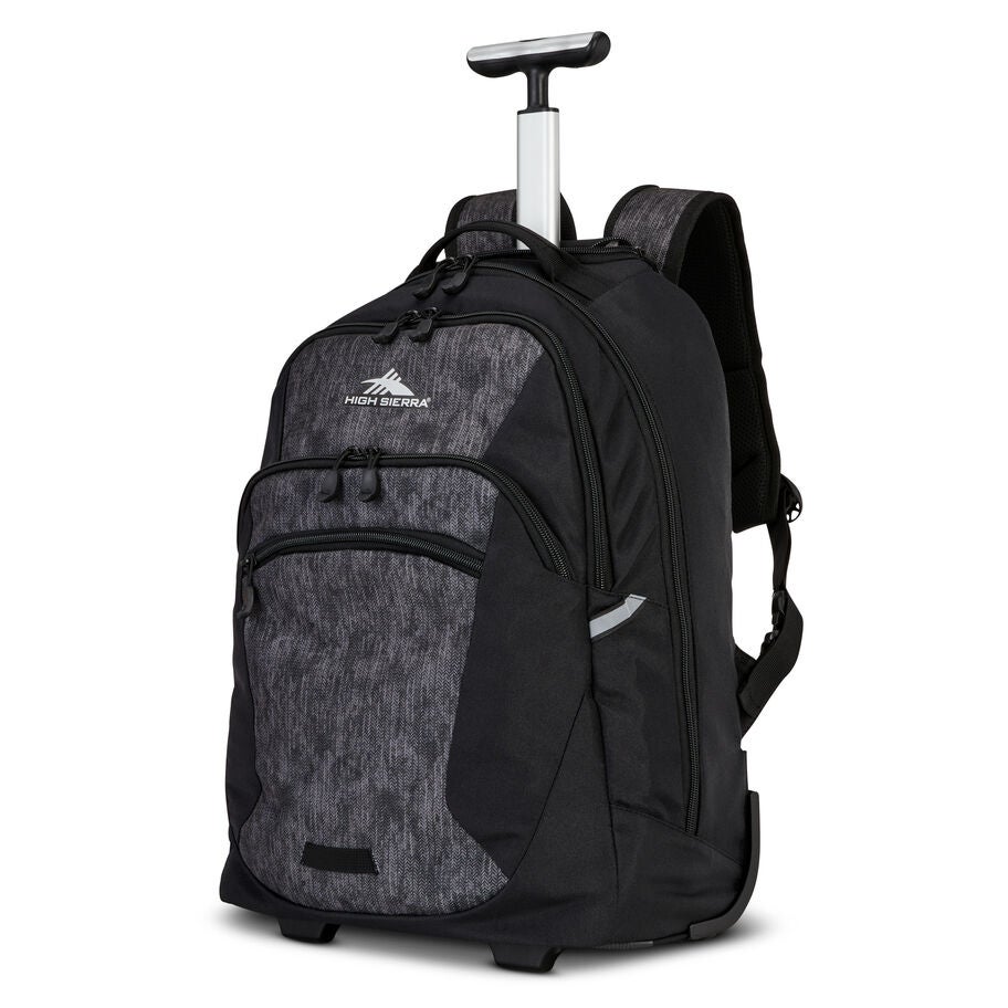 All Around Wheeled Backpack in the color Black Texture. image number 0