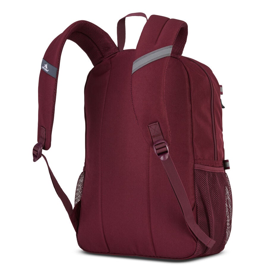 Everclass Backpack in the color Maroon. image number 2