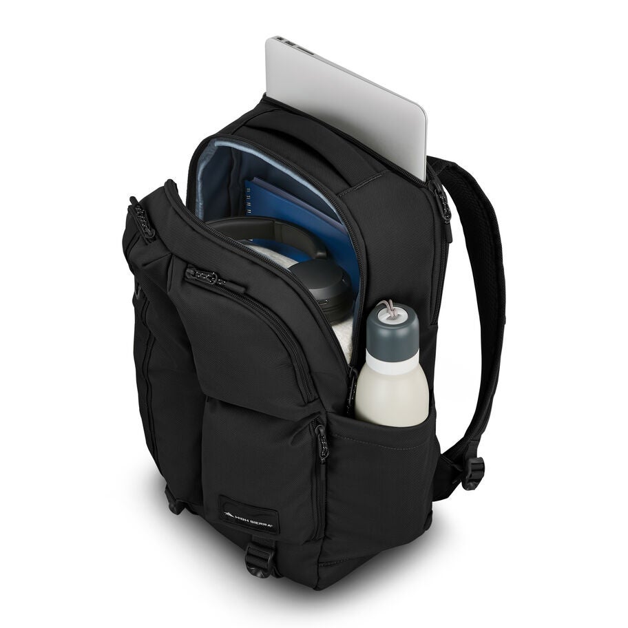Lineage Backpack in the color Black. image number 1