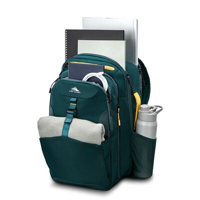 Hi-Life 3-in-1 Backpack in the color Green/Yellow.