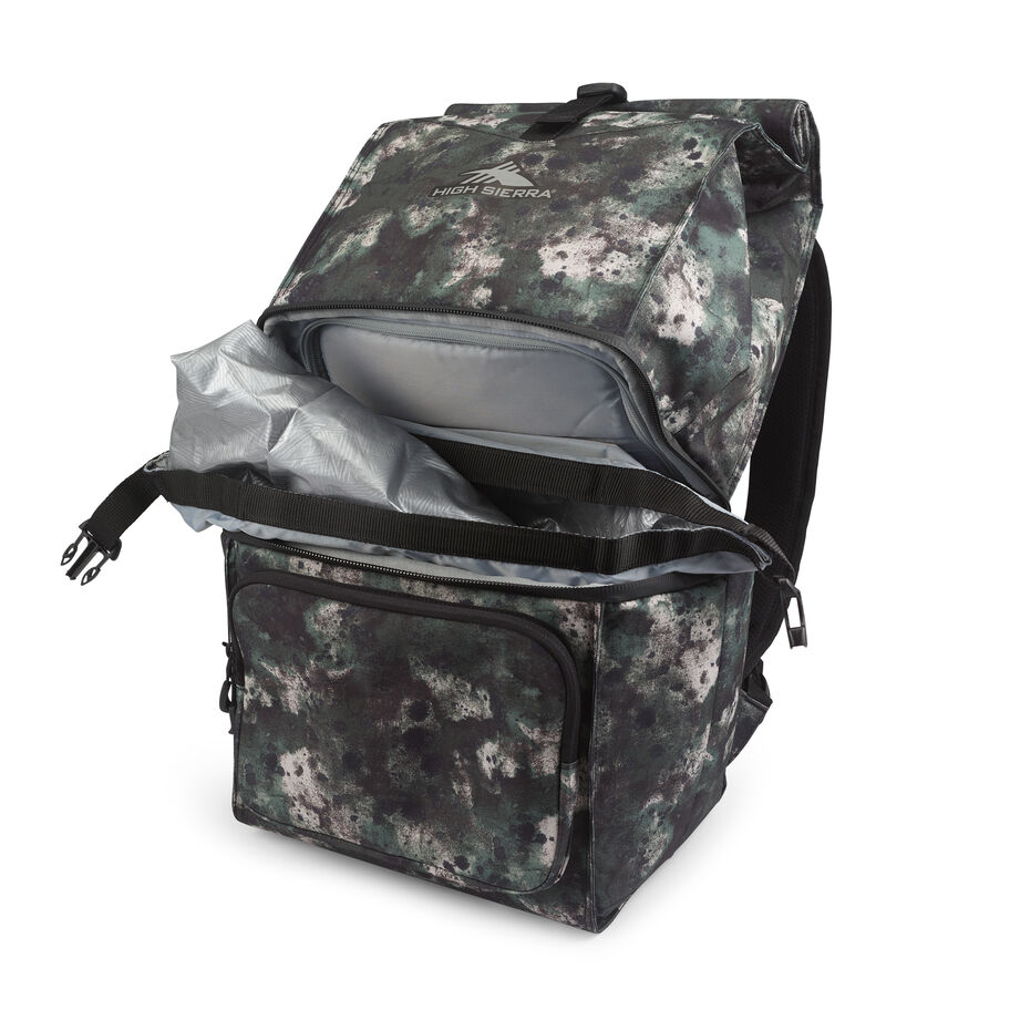 Beach N Chill Cooler Backpack in the color Urban Camo. image number 5