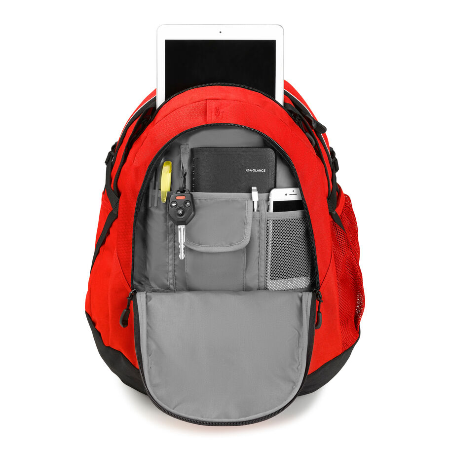 Fatboy Backpack in the color Crimson/Black. image number 3