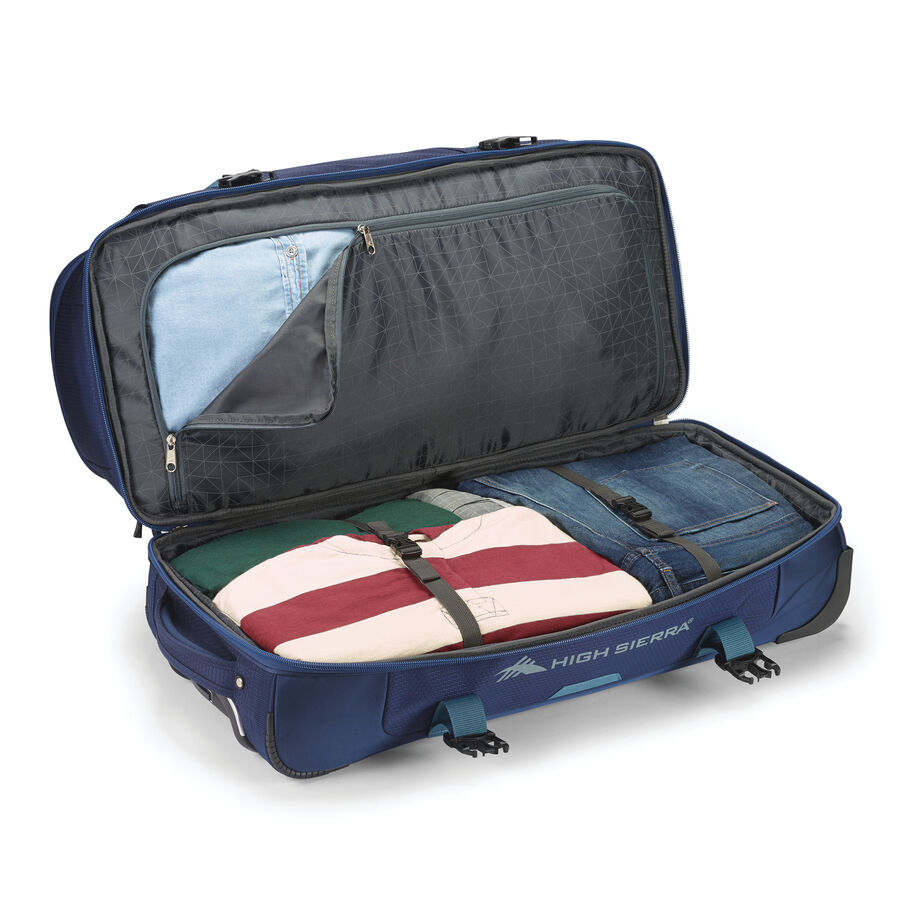 Fairlead 34" Drop Bottom Duffel in the color True Navy/Graphite Blue. image number 4