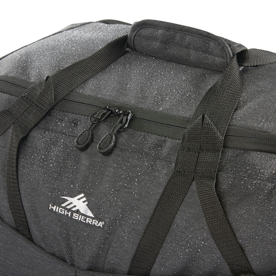 Forester Medium Duffel in the color Black Heather/Black. image number 5