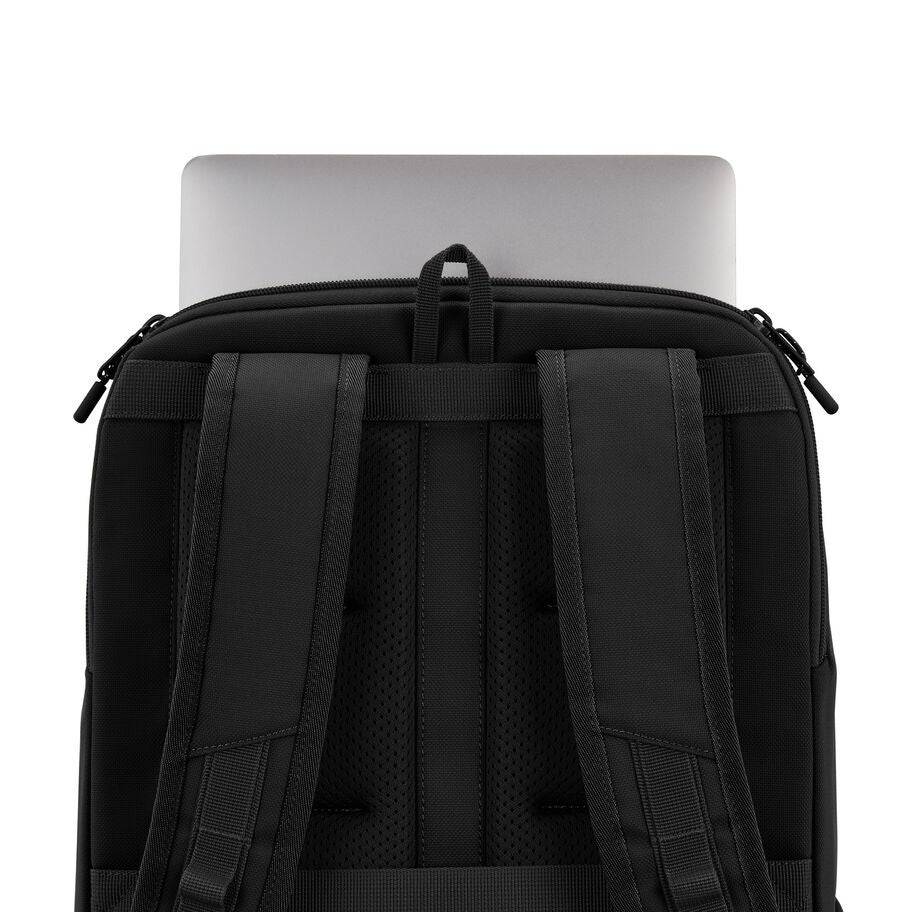 Lineage Travel Backpack in the color Black. image number 5