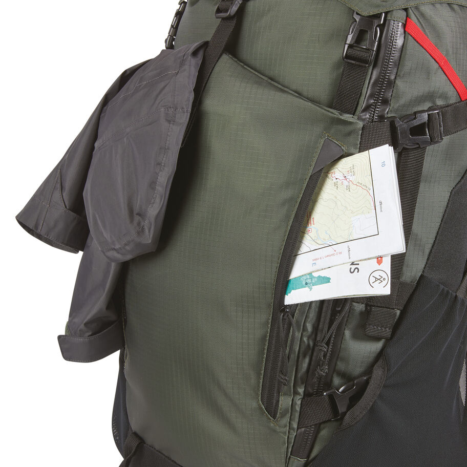 Pathway 2.0 75L Backpack in the color Forest Green/Black. image number 3