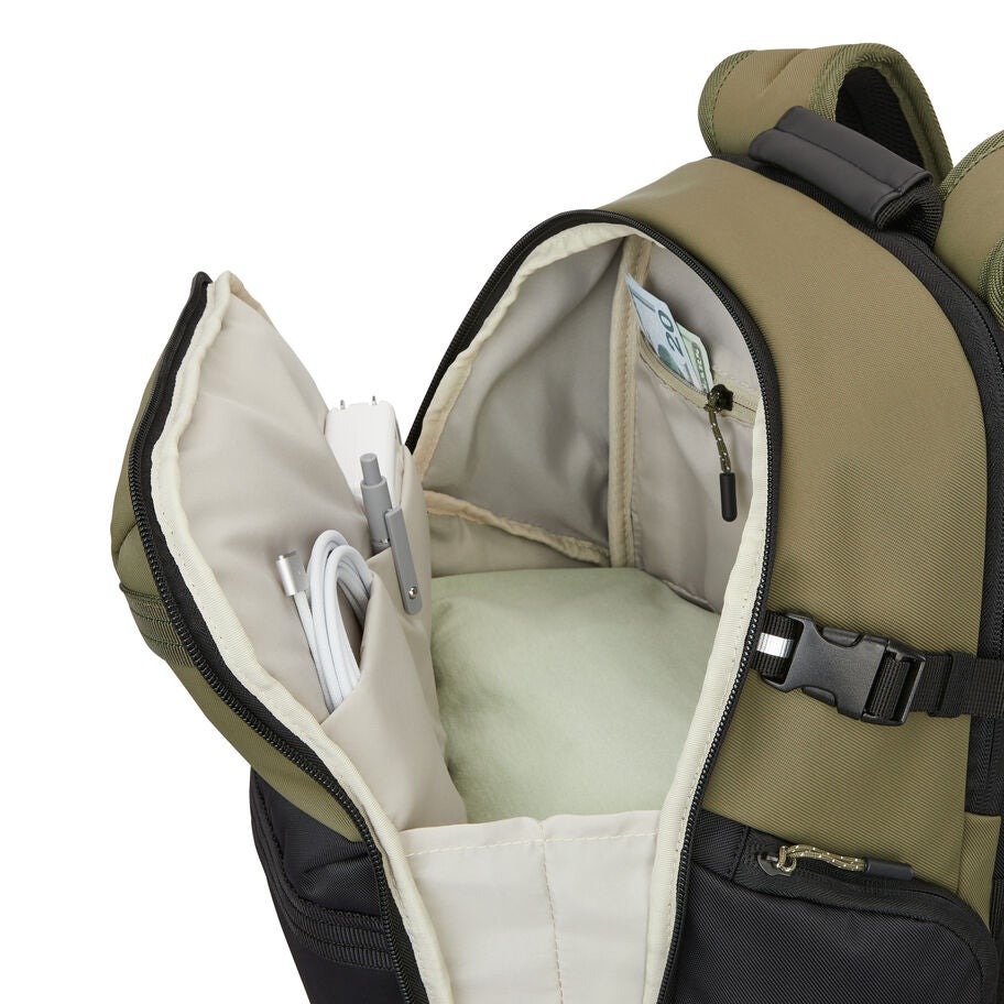 24/7 Pro Backpack in the color Olive/Black. image number 3