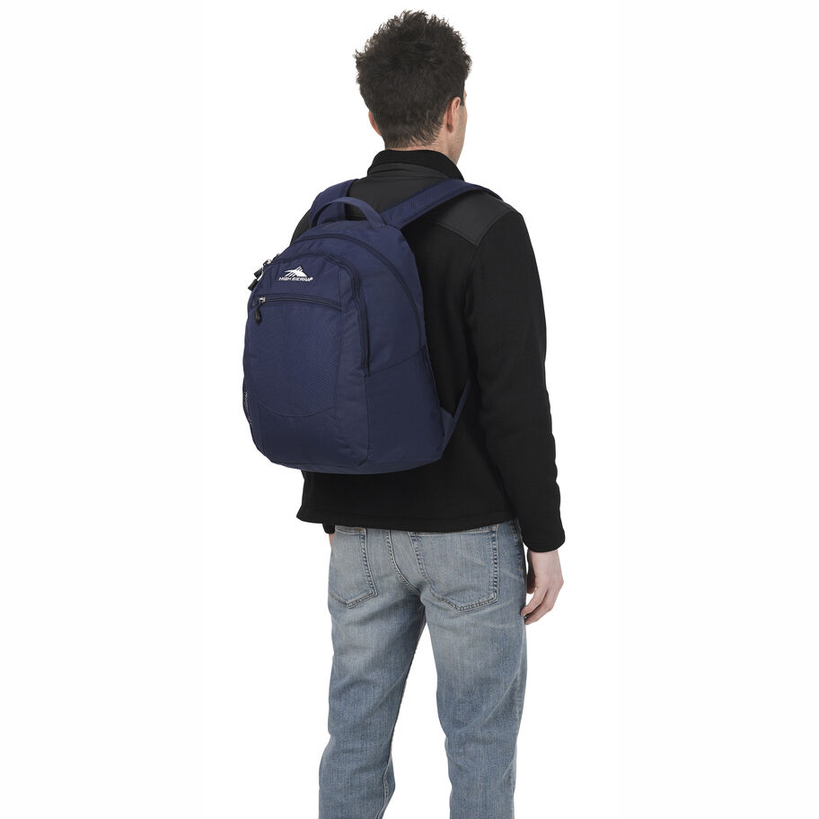 Curve Backpack in the color True Navy. image number 4