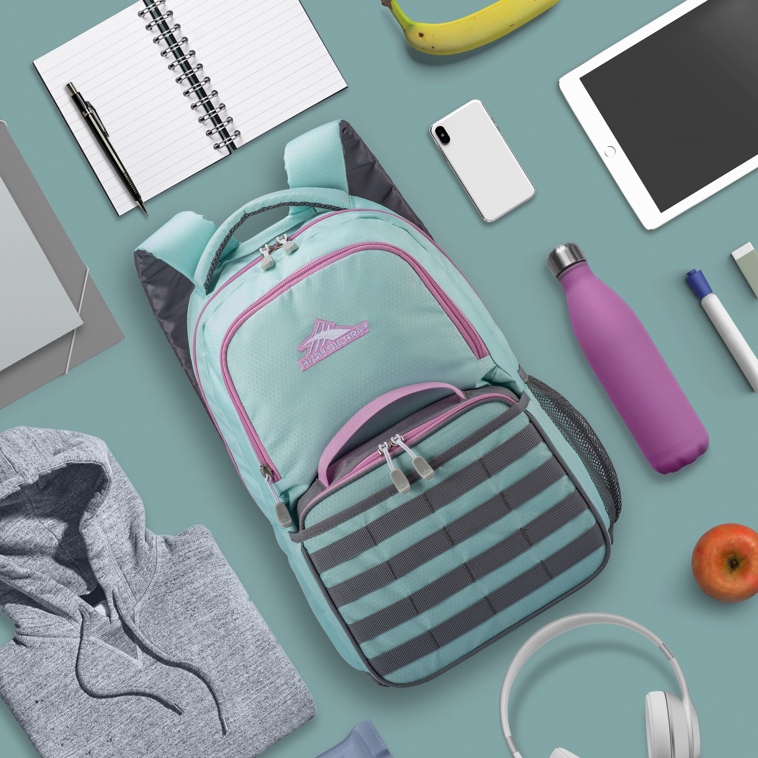 High sierra backpack with lunch bag clearance