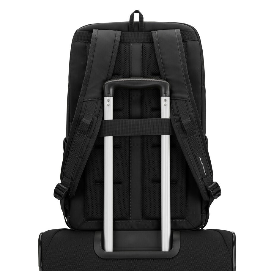 Lineage Travel Backpack in the color Black. image number 9