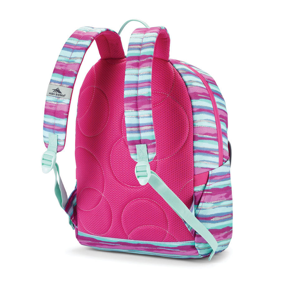 Chiqui Backpack in the color Watercolor Stripes. image number 3
