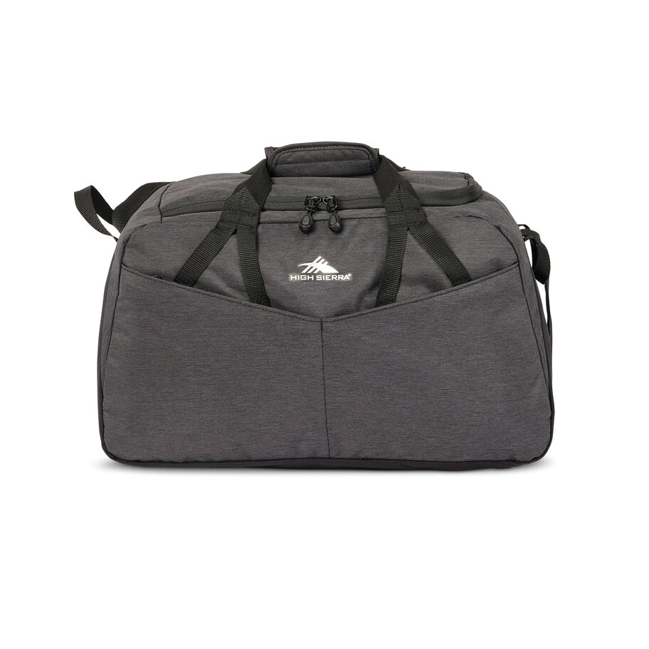 Forester Small Duffel in the color Black Heather/Black. image number 2