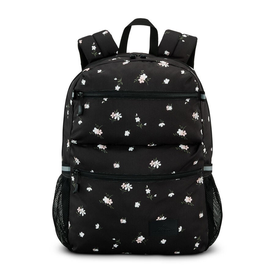 Everclass Backpack in the color Floral/Black. image number 2