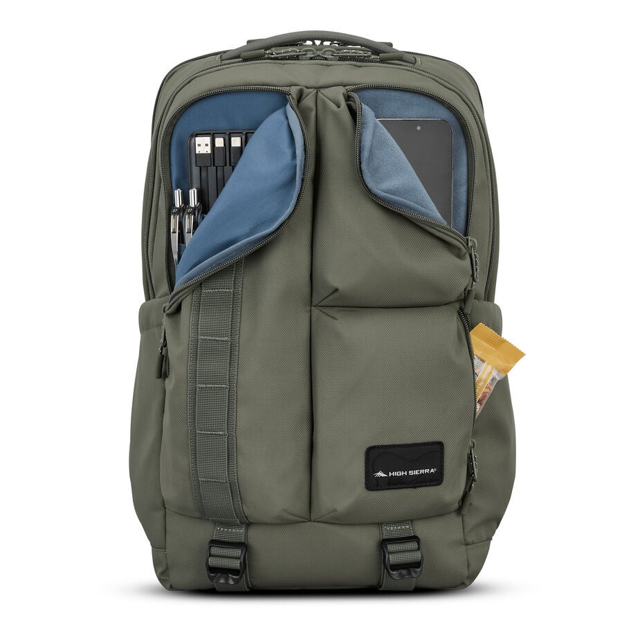 Lineage Backpack in the color Olive. image number 3