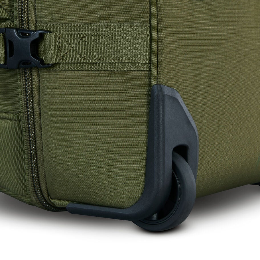 Pathsetter Carry-On Wheeled Duffel in the color Moss. image number 8