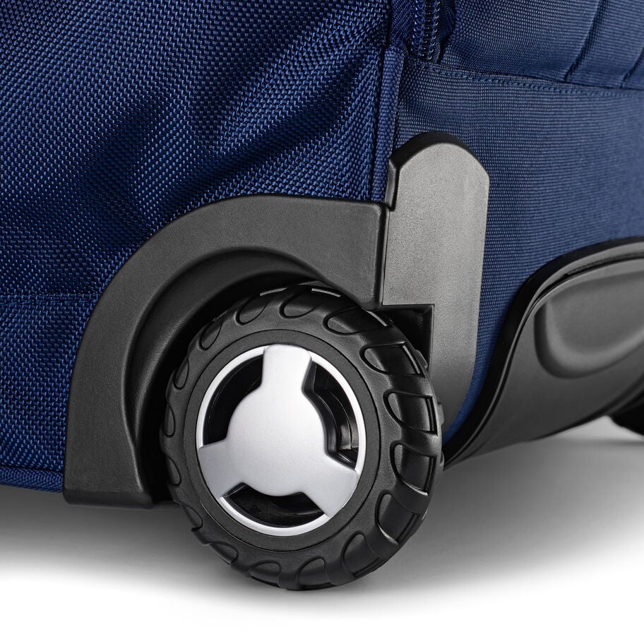 XBT Wheeled Backpack in the color True Navy/Charcoal. image number 3
