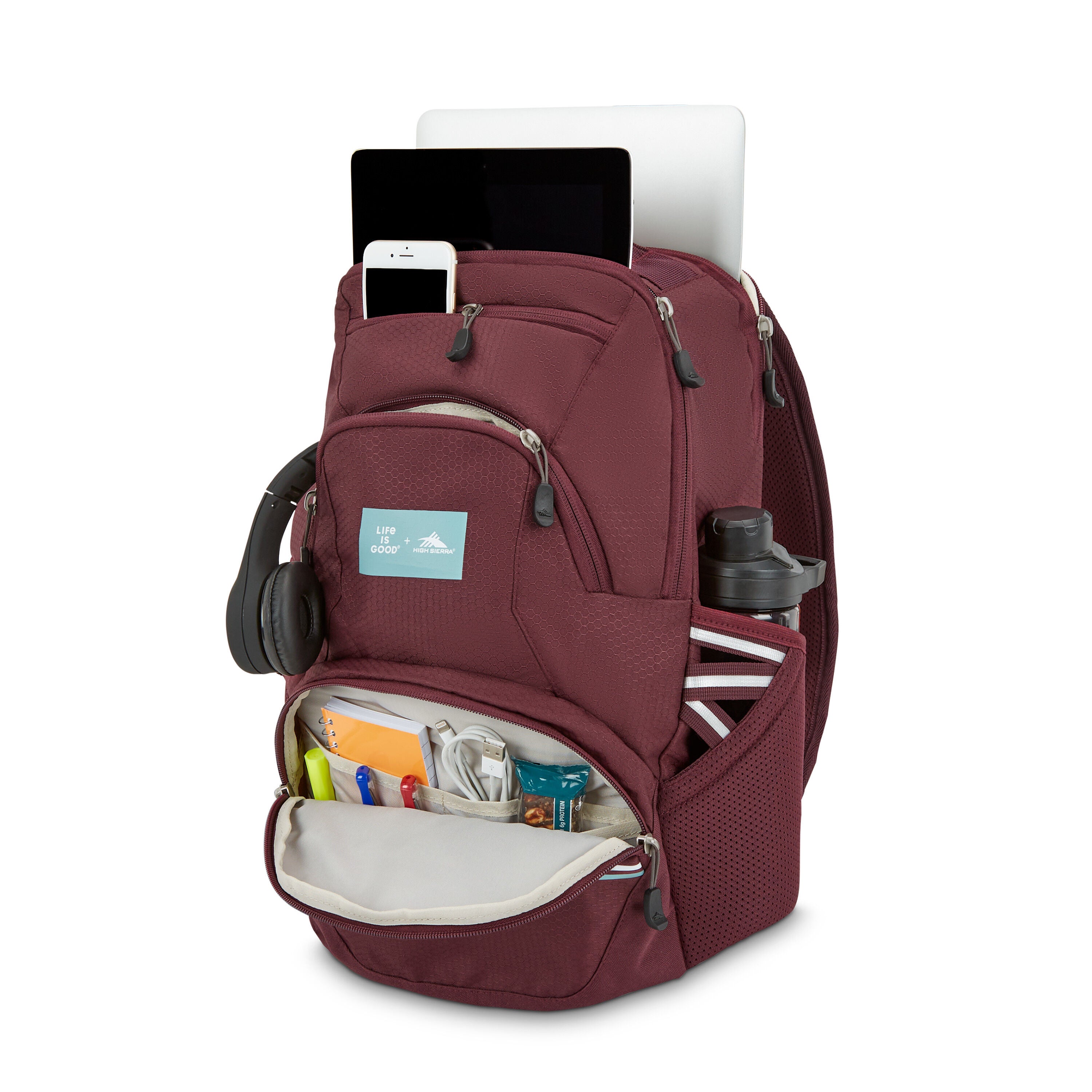 High sierra backpack deals usb port