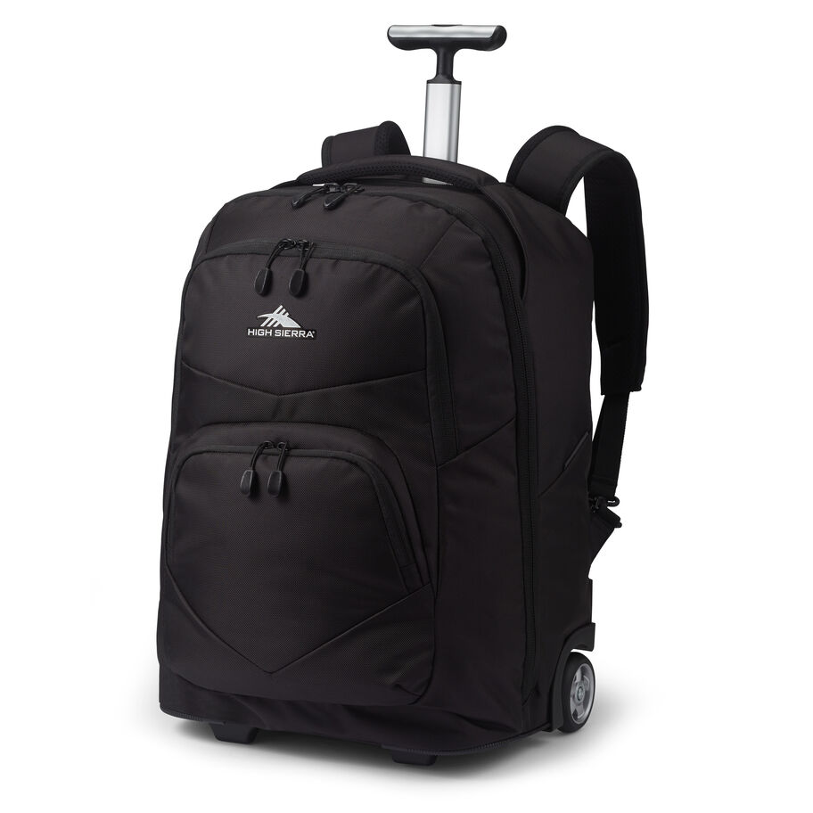 Freewheel Pro Wheeled Backpack in the color Black. image number 1