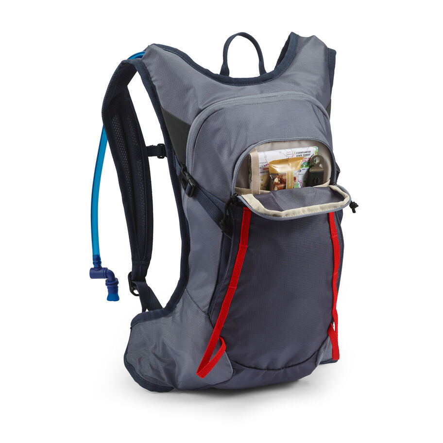 Hydrahike 2.0 8L Hydration Pack in the color Grey Blue. image number 3