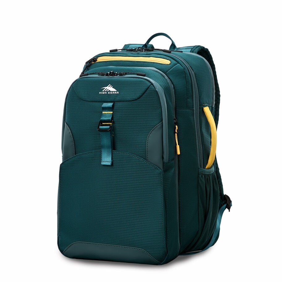 Hi-Life 3-in-1 Backpack in the color Green/Yellow. image number 0