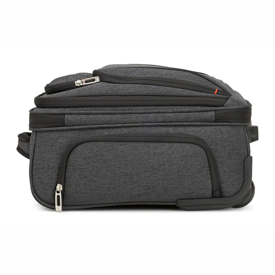 Endeavor Wheeled Underseat Carry-On in the color Mercury Heather. image number 6