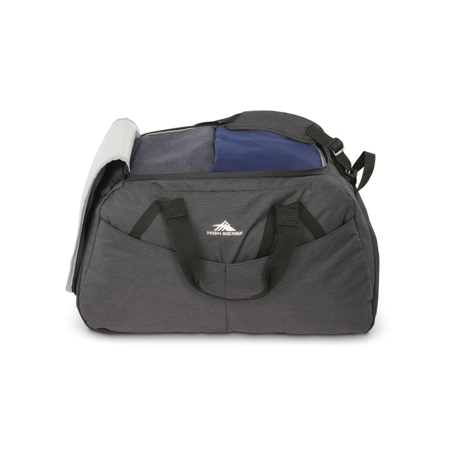 Forester Medium Duffel in the color Black Heather/Black. image number 3