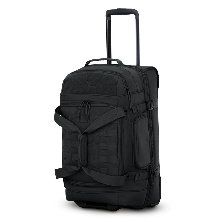 Pathsetter Carry-On Wheeled Duffel in the color Black. image number 0