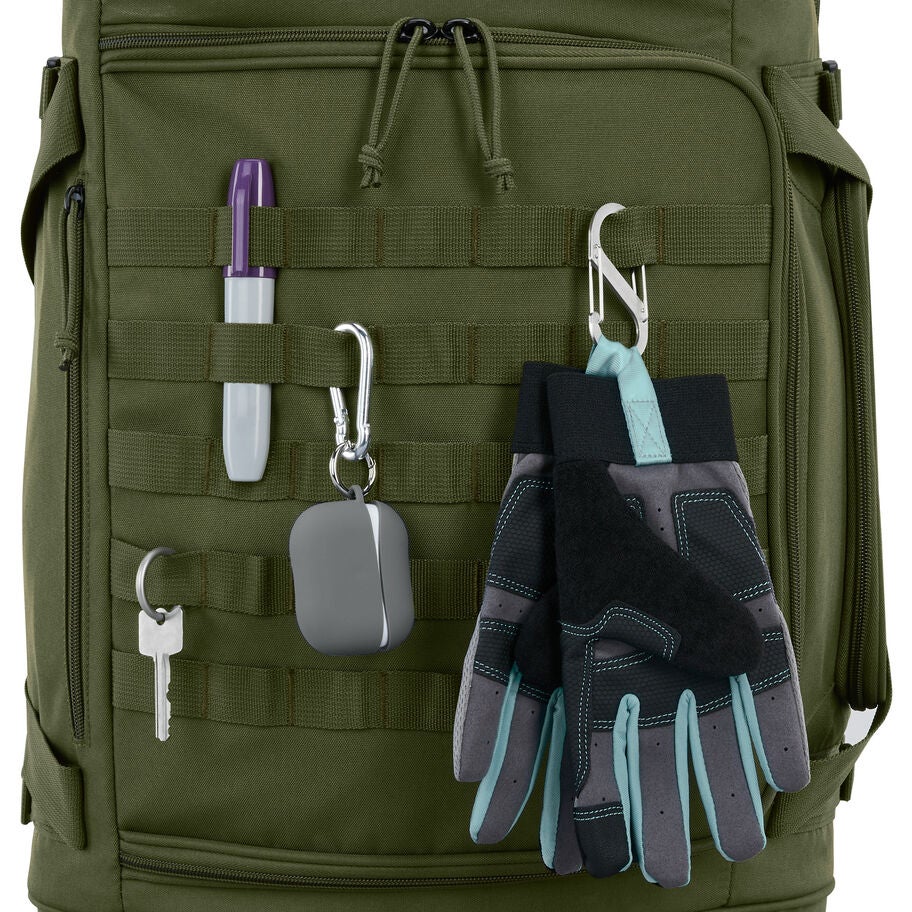 Pathsetter Large Wheeled Duffel in the color Moss. image number 7