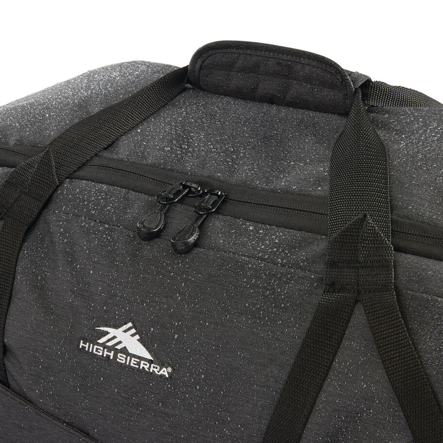 Forester Large Duffel in the color Black Heather/Black. image number 4