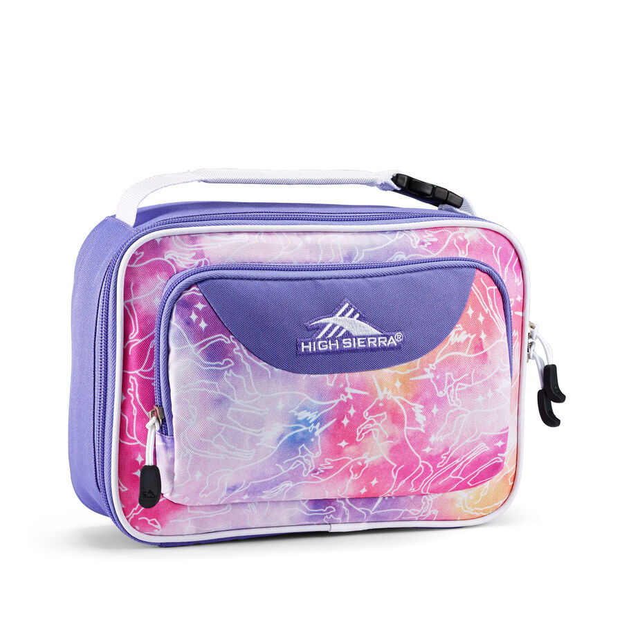 Single Compartment Lunch Bag in the color Unicorn Clouds/Lavender/White. image number 0