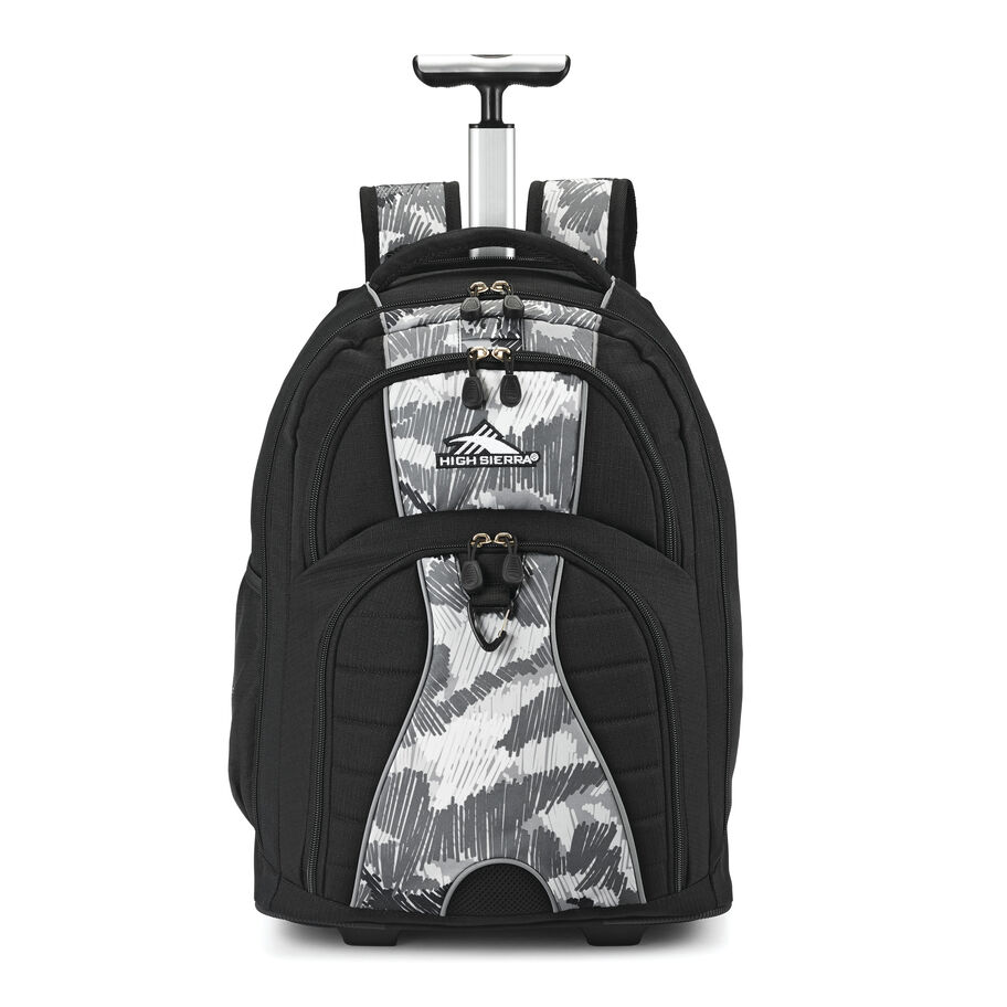 Freewheel Wheeled Backpack in the color Scribble Camo. image number 1