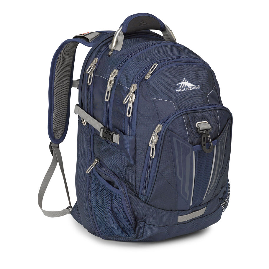 XBT TSA Backpack in the color True Navy/Charcoal. image number 0
